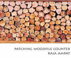 Porfolio Vertical Patching Wood File Counter Raja Ampat 