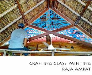 Portfolio Horizontal Crafting Glass Painting Raja Ampat