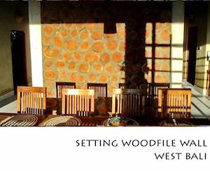 Portfolio Horizontal Setting Woodfile Wall West Bali